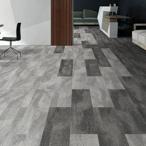 MIST colección Oficina, Mist Fog & Mist Ash, con wallpanel DarkCoffe, OMV