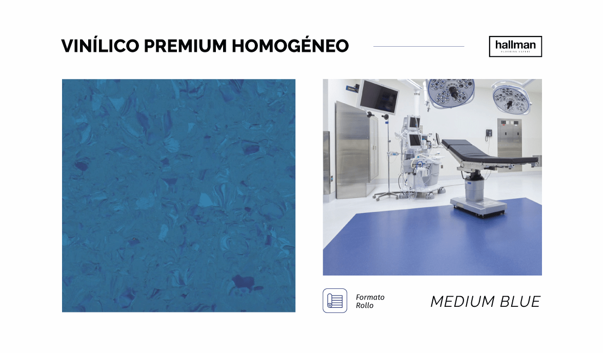 Vinílico Premium Homogéneo Medium-blue-vertical
