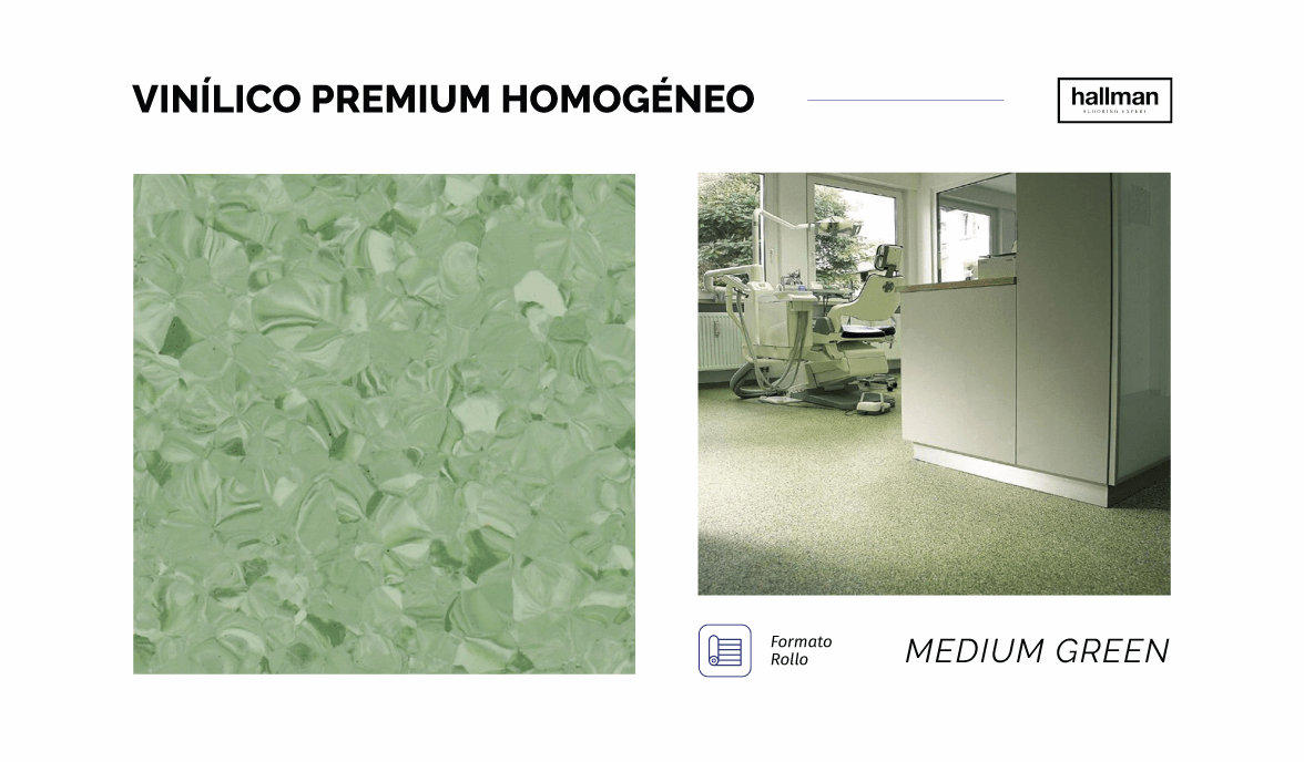 Vinílico Premium Homogéneo Medium-green-vertical