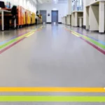 Vinílico premium homogéneo Piso Oficinas galpón, OMV