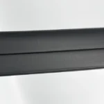 Cubrejunta Transición Simple Negro PVC Reverso