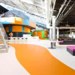 Vinílico Comfort Acoustic Tangerine Centro comercial, OMV