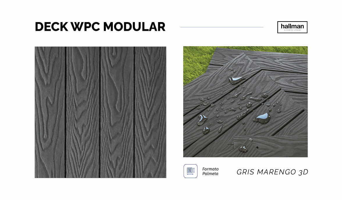 Deck-WPC-Modular-Gris-Marengo-3D- detalle TEXTURA & COLOR Horizontal