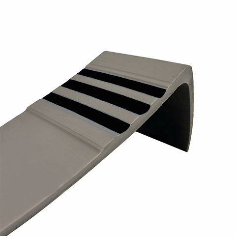 Escala Goma con Nariz ESTRIADA - GRIS, OMV