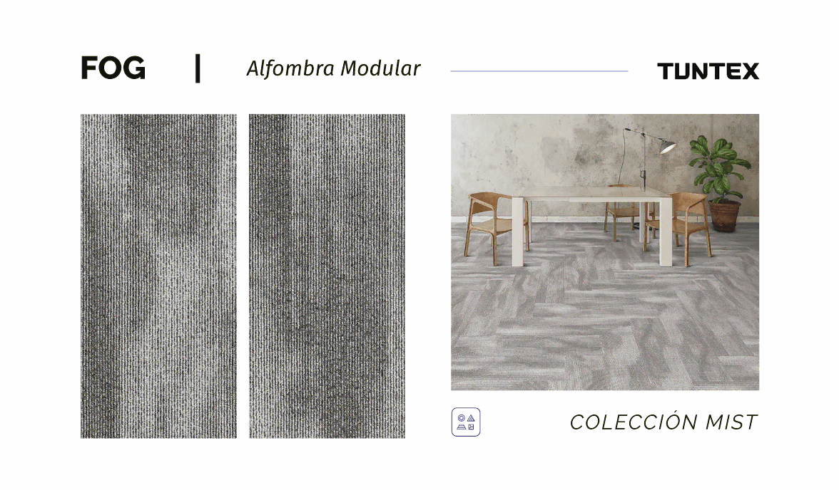 Alfombra Modular Tuntex - Coleccion Mist-Fog-H