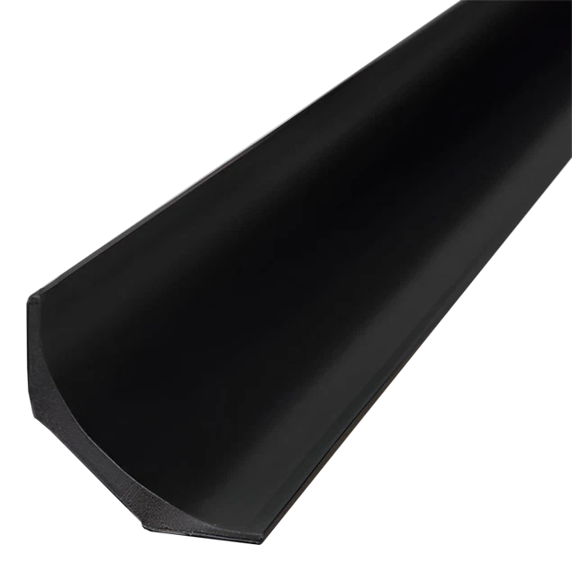 Zócalo Sanitario PVC Rígido - Negro, Muestra