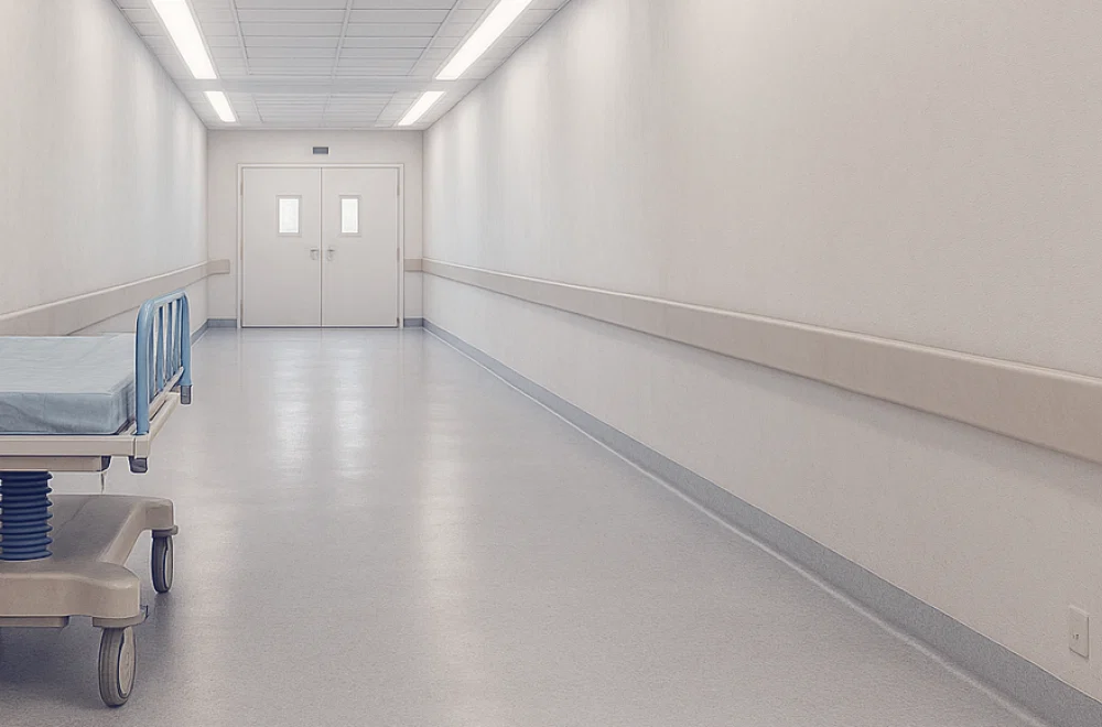 WallCovering en Pasillo Clínica (1mm de espesor), OMV