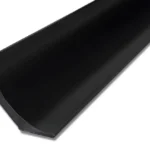 Zócalo Sanitario PVC semi Rígido Negro Perfil OMV