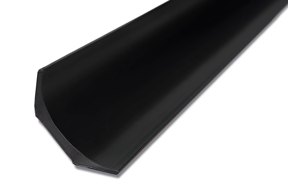 Zócalo Sanitario PVC semi Rígido Negro Perfil OMV