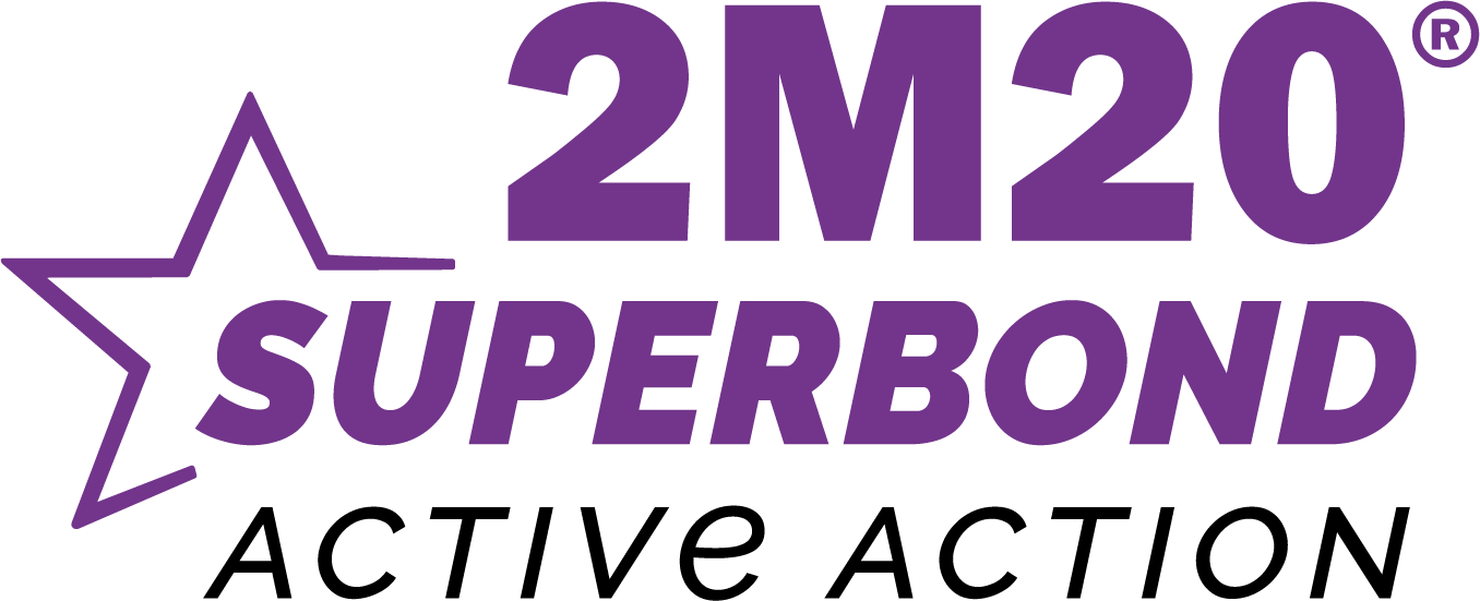 LOGO 2M20 SUPERBOND ActiveAction - Adhesivo Acrílico