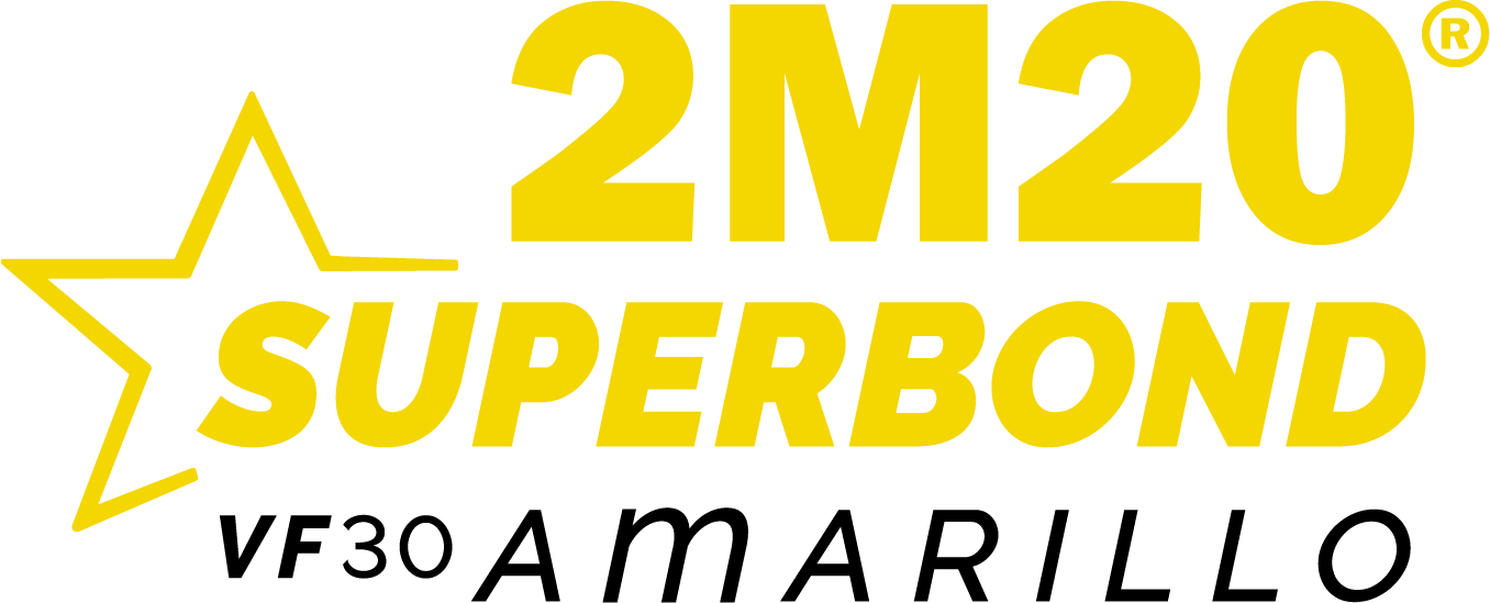 LOGO 2M20 SUPERBOND VF30 Amarillo - Adhesivo Acrílico