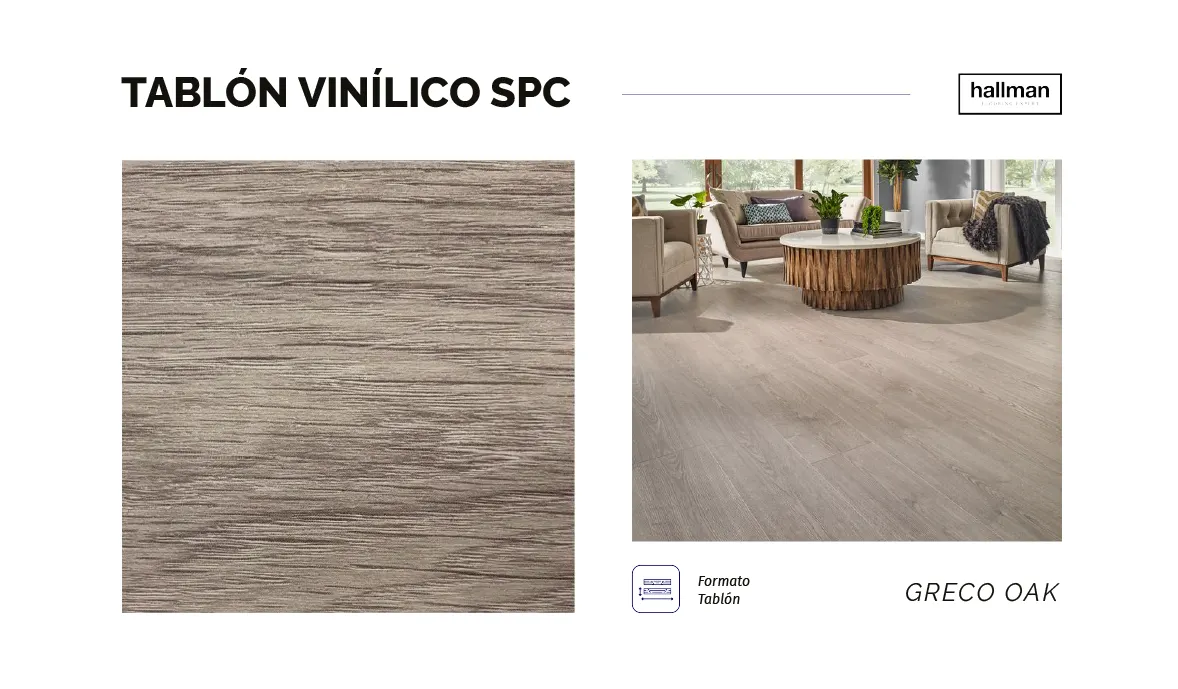 Tablón SPC Greco Oak Horizontal, OMV