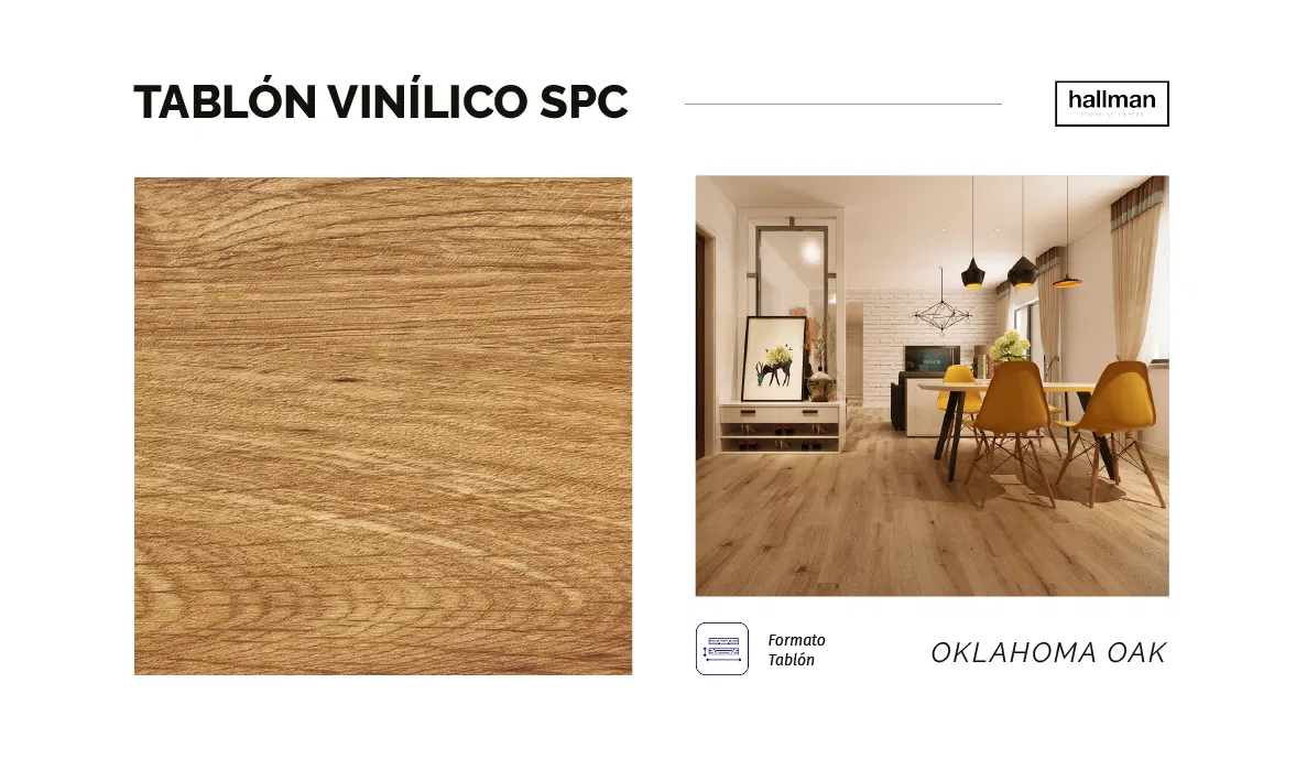 Tablón SPC Oklahoma Oak Horizontal, OMV
