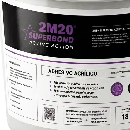 Adhesivo Acrílico MUESTRA 2M20® Superbond ACTIVE ACTION - OMV