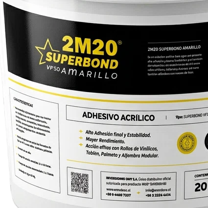 Adhesivo Acrílico MUESTRA 2M20® Superbond AMARILLO - OMV