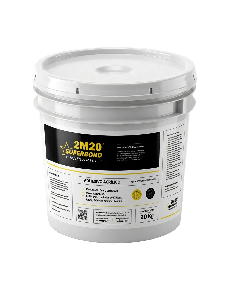 Balde Adhesivo SuperBond Amarillo 20Kg