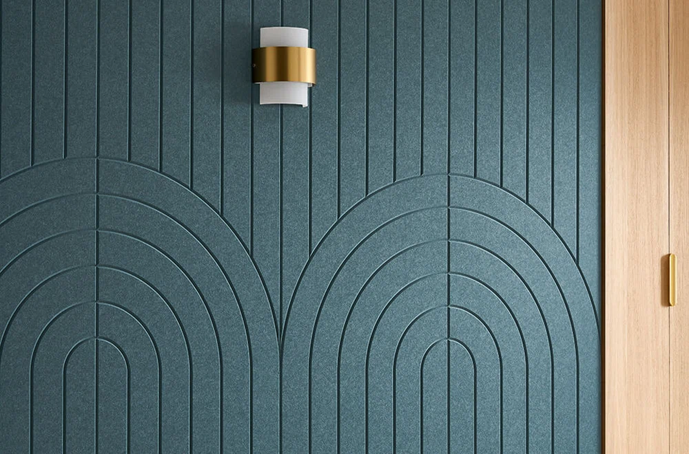 Revestimiento Acústico SLIMWALL CURVES Texdecor, OMV