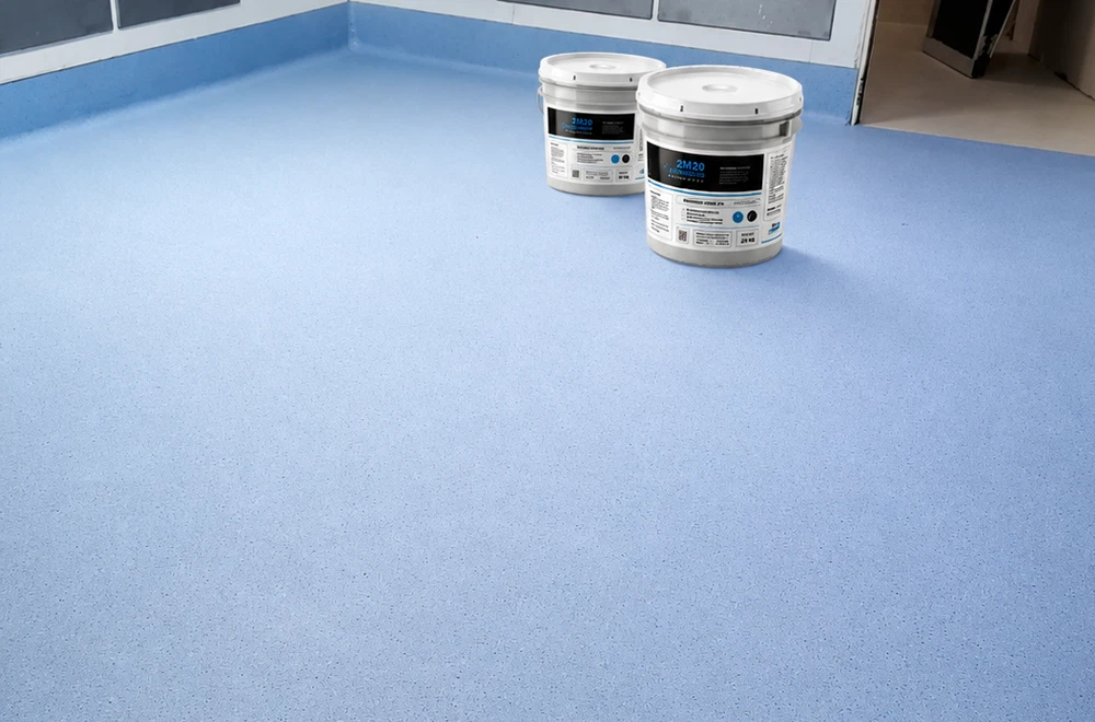 Adhesivo 2M20® Conductive balde 10lts - sobre Vinílico en Rollo Antiestático para Pisos
