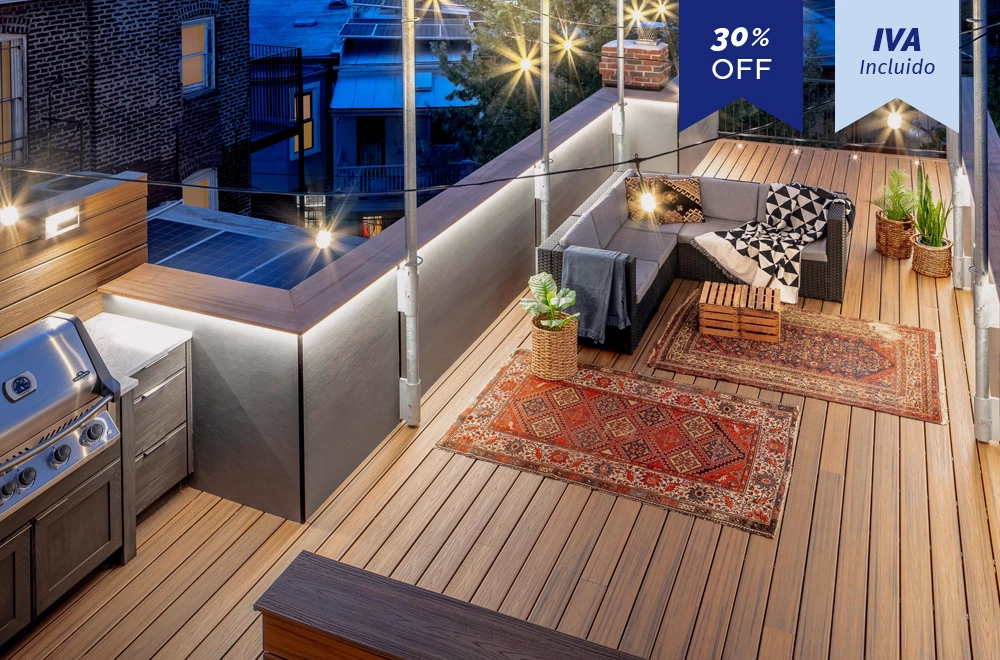 Deck Standard Dark Coffee terraza INVIERNO - Oferta $9.490 por tabla, OMV