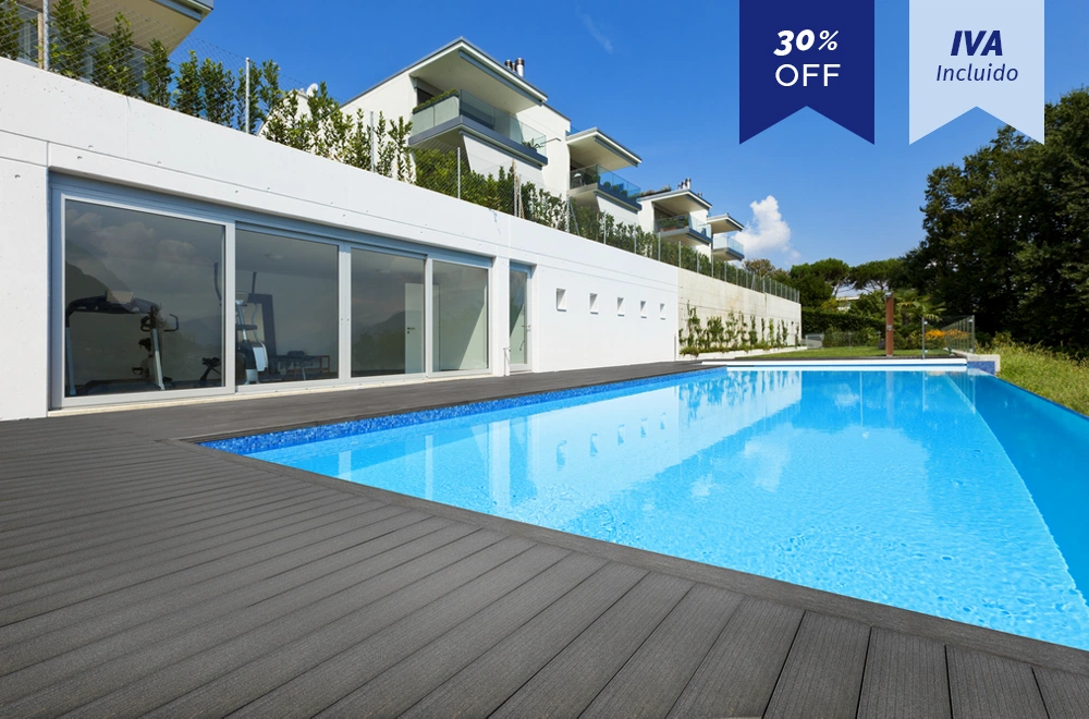 Deck Standard Gris ébano pool - Oferta $9.490 por tabla, OMV