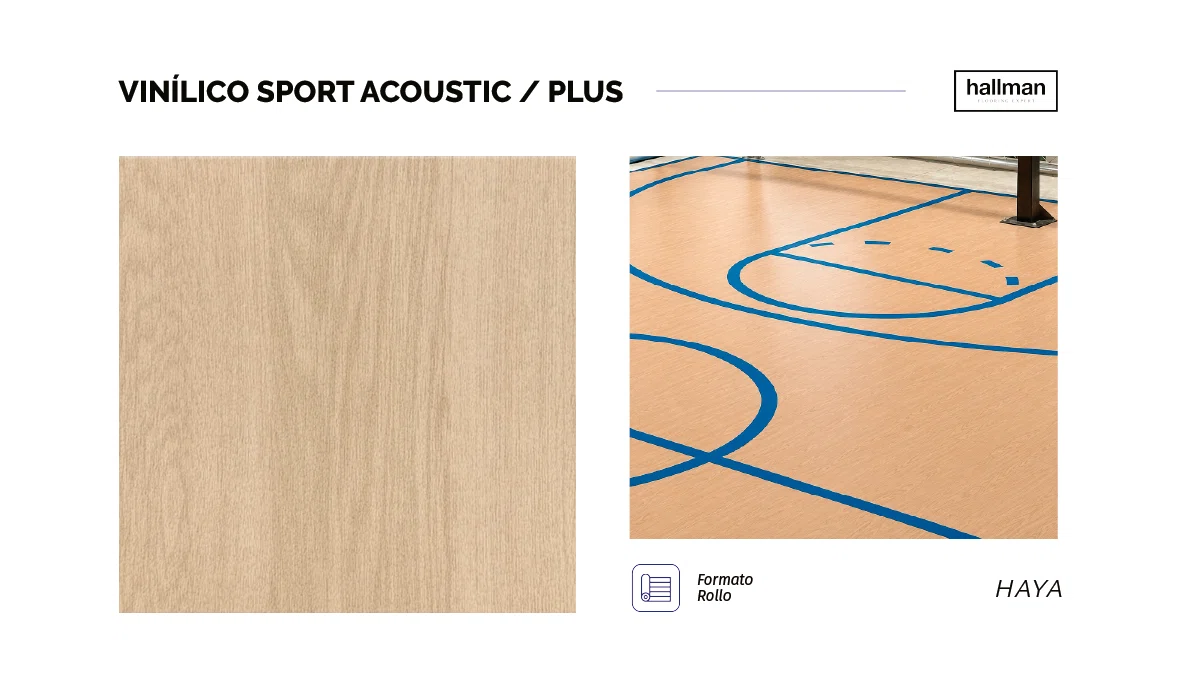 Vinílico Sport Acoustic - Haya Vertical, OMV