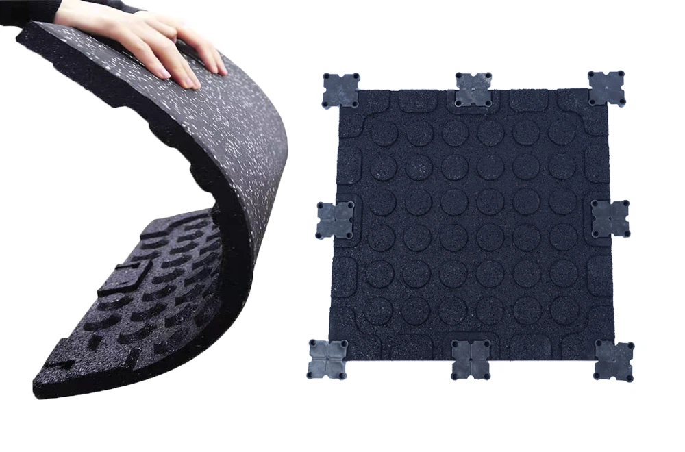 EcoCaucho INTERLOCK Plus - Sistema empalmado INTERLOCK Backing, OMV