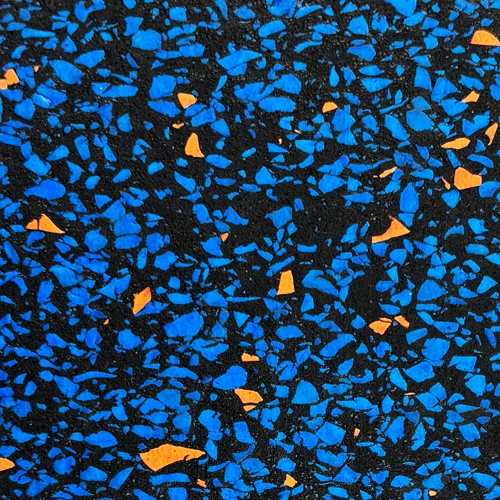 MUESTRA EcoCaucho INTERLOCK - Blue & Orange, OMV