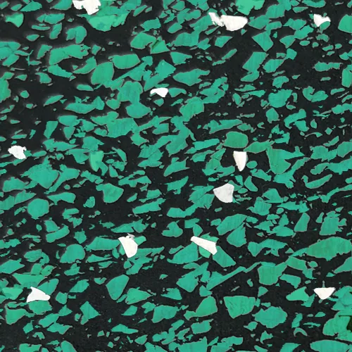 MUESTRA EcoCaucho INTERLOCK - Mint & White, OMV