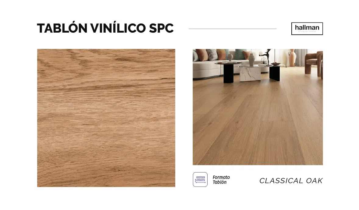 Tablón SPC Classical Oak Vertical, OMV