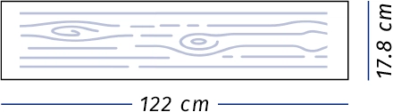Formato Colección LVT Ellegance 122x17,8cm - OMV